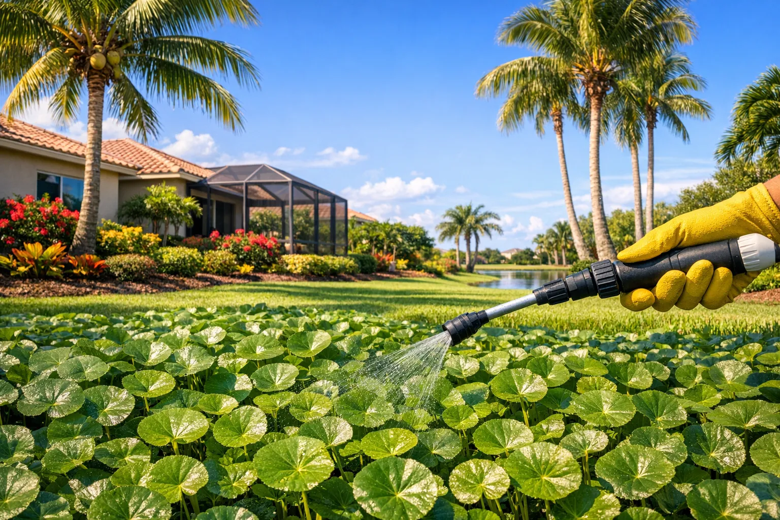What Dollarweed Tells You About Your Venice Lawn's Water
