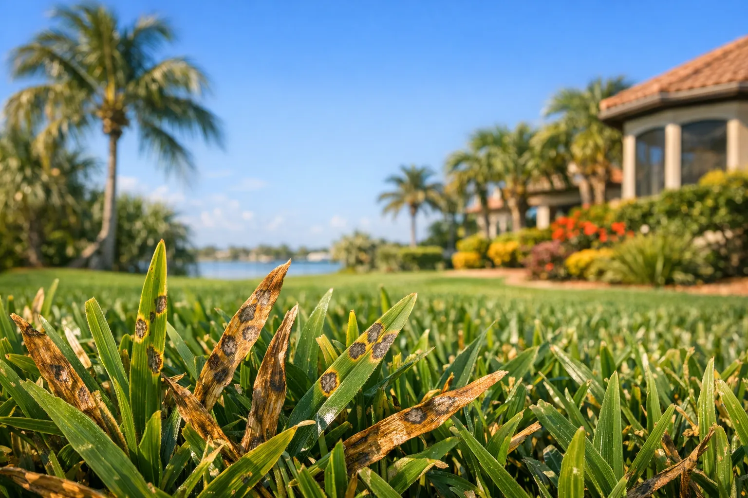 Gray Leaf Spot: Why Bradenton St. Augustine Lawns Thin in Summer