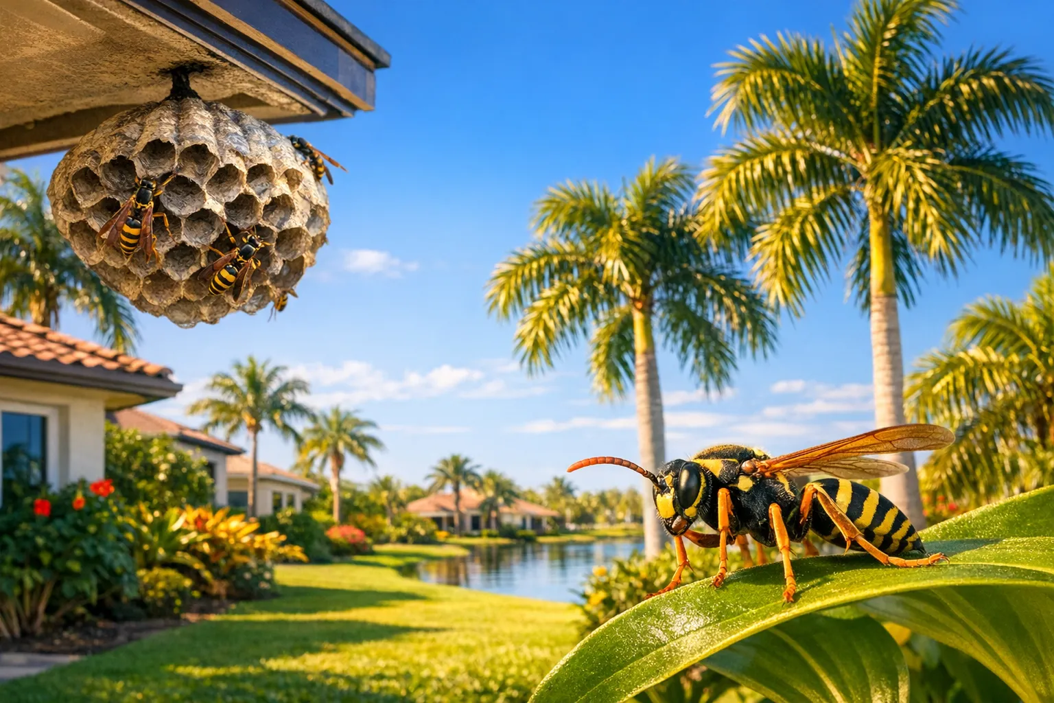 Paper Wasp, Yellowjacket, or Mud Dauber? A Florida Wasp Identification Guide