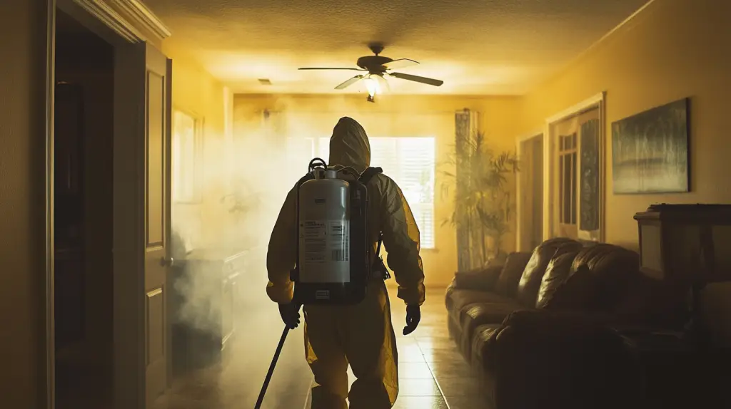 tvoc levels after pest control
