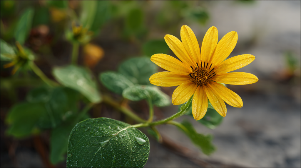 beach sunflower helianthus debilis